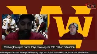 WFW!: #daronpayne signs 4 year, $90 million extension with the #washingtoncommanders