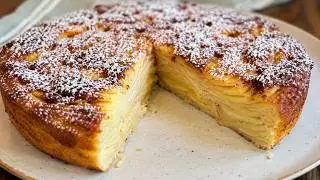 Invisible Apple Pie Recipe: Easy No-Crust Custard | Perfect Fall Dessert! 🍎🥧
