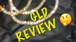 GLD TENNIS NECKLACE UNBOXING REVIEW!! 💦