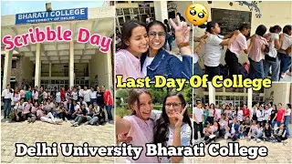 College Life Vi Khatam Hogyi | Last Day In College 😭 | Scribble Day✍️ #delhiuniversity #college #du