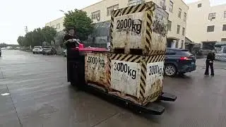 10 ton Electric pallet truck  stand up  type for  coil or paper roll  carry #rolls #machine #roll