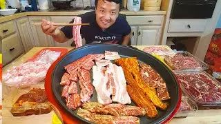 Korean BBQ & SCARIEST Scary Story Time?!