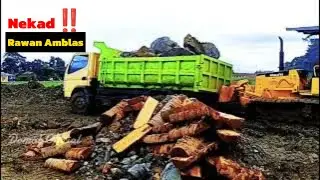 The process of filling in swamp land will be used for housing