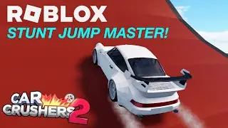 STUNT JUMP MASTER QUEST - ROBLOX (CAR CRUSHERS 2)