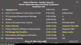 Global Family and Marriage Conference || Day 3 || August 30, 2025