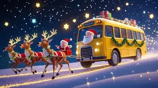 &ldquo;🌲Magical Christmas Bus RideNursery Rhyme|Santa KidsSong|Flying Reindeer Christmas Story forChildren