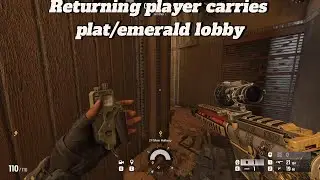 Returning player carries plat emerald lobby