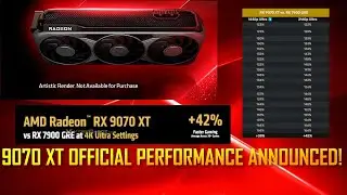 RX 9070 XT Official Performance Numbers! + More RX 5000 Fails