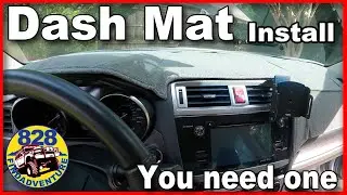 How to install a Dash Mat in a Subaru Legacy, Toyota Tacoma, or a Toyota Tundra