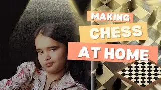 how to make chess ♟️ at home 🏡...... riya dave #popular #chessgame  #chess #chesspuzzle #makeing