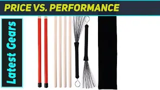 Milisten Percussion Brushes & Rods: Best Beginner Drum Kit Accessory!