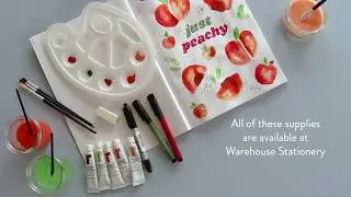 Just Peachy Journal Art by Clever Poppy