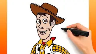 Comment Dessiner Woody De Toy Story (Tutoriel De Dessin Facile)