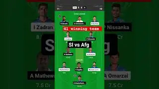 AFG VS SL Dream11 Prediction | Team Afghanistan versus Sri Lanka prediction today World Cup 2023