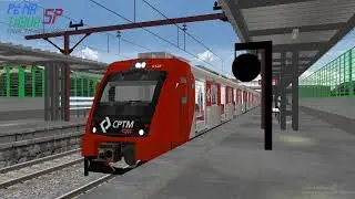 OpenBVE - Linha 11-Coral ESTUDANTES X PALMEIRAS-BARRA FUNDA com o série 8000 da CPTM