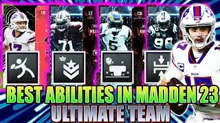 MADDEN 23 ULTIMATE TEAM BEST ABILITIES TO RUN IN MUT