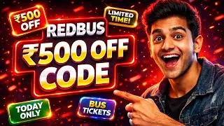 RedBus Coupon Code Today 🚌🔥 | Flat Discount on Bus Ticket Booking 💸🚀 | Verified Working Deal