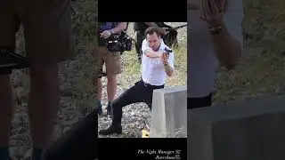 #TomHiddleston #TheNightManager Season 2 #JonathanPine 🎥 in Barcelona, Spain