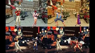 Yashiro, Pielle, Robert & Benimaru vs Shermie, B.Janet, Angel & Mai [Casanova Team vs Ladies Team]
