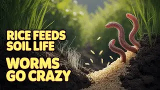 Secret Rice Trick That Makes Worms EXPLODE & Supercharges Soil Life FAST!