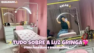 RING LIGHT MEIA LUA (GRINGA) PARA SOBRANCELHA E EXTENSÃO DE CÍLIOS💖