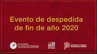 Evento de despedida de fin de A&ntilde;o - 2020