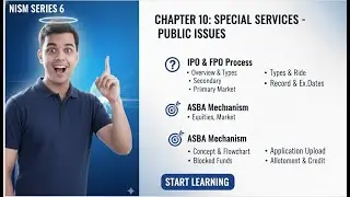 📘 Chapter 10 | NISM Series 6 | Special Services - Public Issues | Pankaj Kaushik