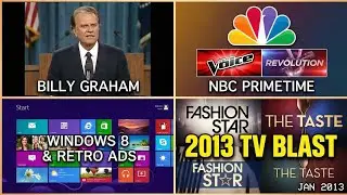 📺 2013 TV TIME MACHINE: Billy Graham, NBC Primetime & Retro Commercials Blast!