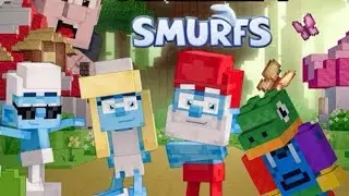 Minecraft Smurfs dlc mobile