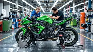 Inside Kawasaki HIGH-TECH Ninja H2R Factory Japan: Hand-Building the World's FASTEST Motorcycle