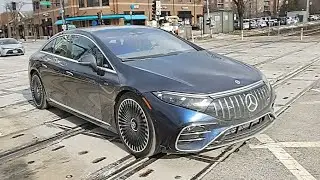 Spotted another Mercedes Benz EQE AMG in LaGrange, Illinois.