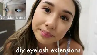 DIY INDIVIDUAL EYELASH EXTENSIONS | 9 MONTHS LATER, IN DEPTH, & DEMO | heycarmen