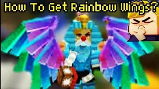 How To Get Rainbow Wings?? in BlockmanGo-Adventures