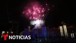 Miles de personas asisten al encendido de las luces navide&ntilde;as en Madrid | Noticias Telemundo