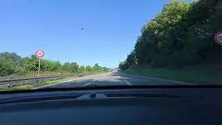 POV Driving in Germany | Nürnberg to Fürth via A73 | Relaxing Summer Ride