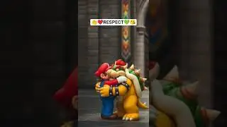 Paying #respect to Mario & Bowser 👏 #respect #trend #mario