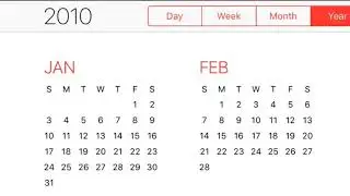 2010 Calendar