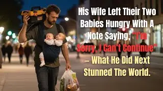 She Left Their Two Hungry Children Behind&hellip; His Kindness Saved Them All #storiesofus