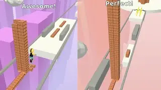 Brick Builder Gameplay (iOS,Android) | #Short