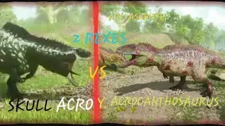 2 T-REX VS SKULL ACRO, ACRO NVL 120 Y ALFA CARNO/Ark ascended 