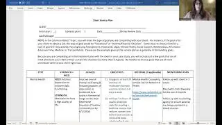 Client Service Plan Video