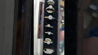 Edwardian diamond rings
