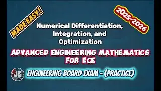 📘Numerical Differentiation, Integration and Optimization 🚀|Engineering Board Exam 2025-2026 #Math