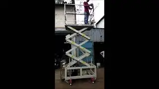 NIDO AC Operated Flame Proof Mobile Scissor Lift
