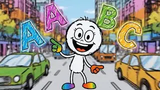 ABC with Stick Man. Fun Phonics & Animation for Toddlers