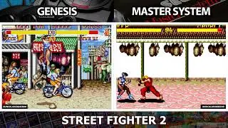 Sega Genesis vs Sega Master System | Street Fighter II