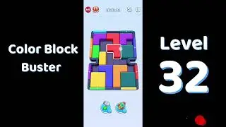 Color Block Buster Level 32 🧩 | Relaxing Block Puzzle Game | No Timer No Stress