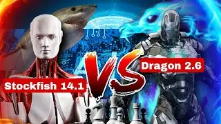 BEST OF AI CHESS CHANNEL ‼️ Stockfish 14.1 vs Dragon 2.6 | 🐉 VS 🦈 Chess.com Rapid Chess Championship