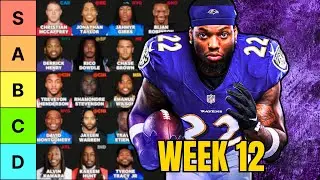 Top 34 Running Back Rankings For Week 12 Fantasy Football