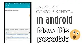 JAVASCRIPT CONSOLE WINDOW | IN ANDROID | AI REHAN | HTML & CSS | CODE EDITOR | FRONTEND PROGRAMMING
